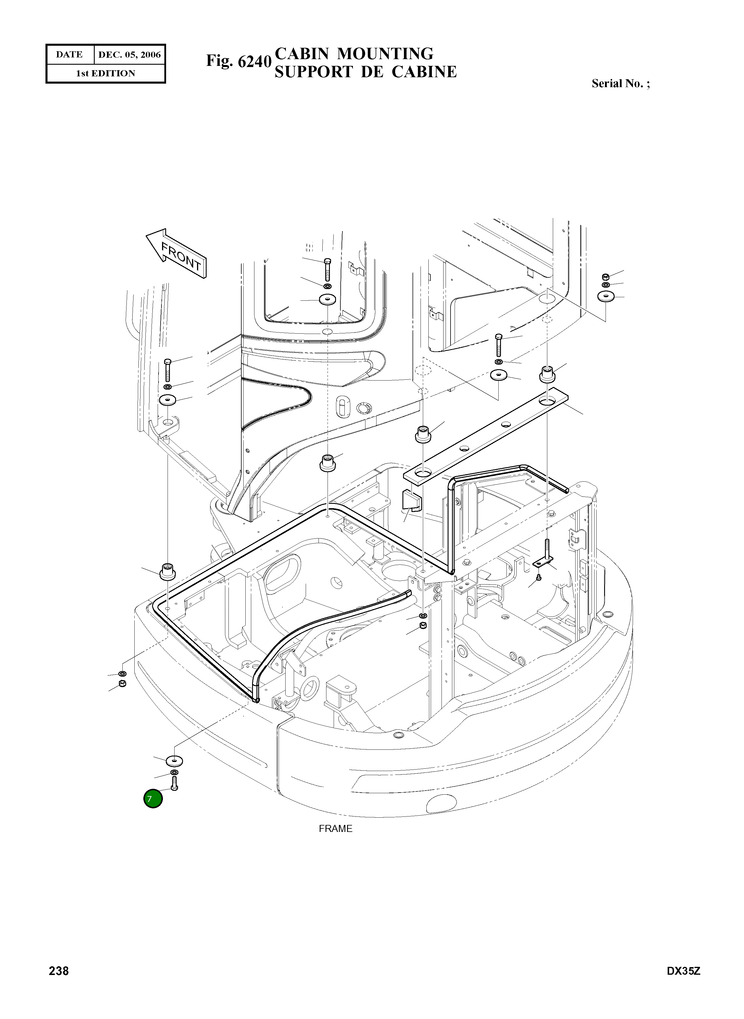 Болт 2120-2166D50 Komatsu