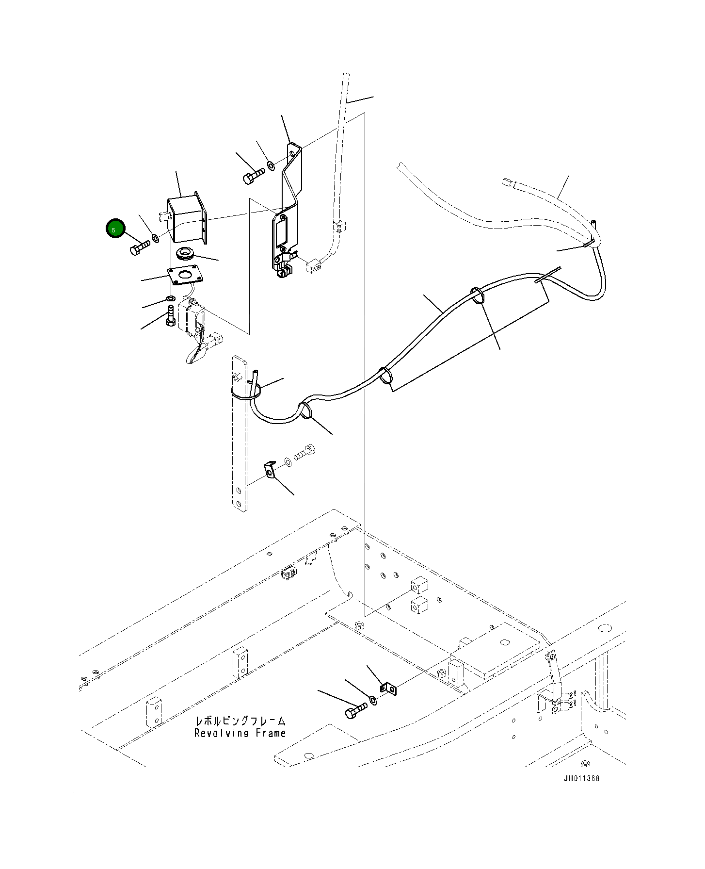 Болт 0101080616 Komatsu