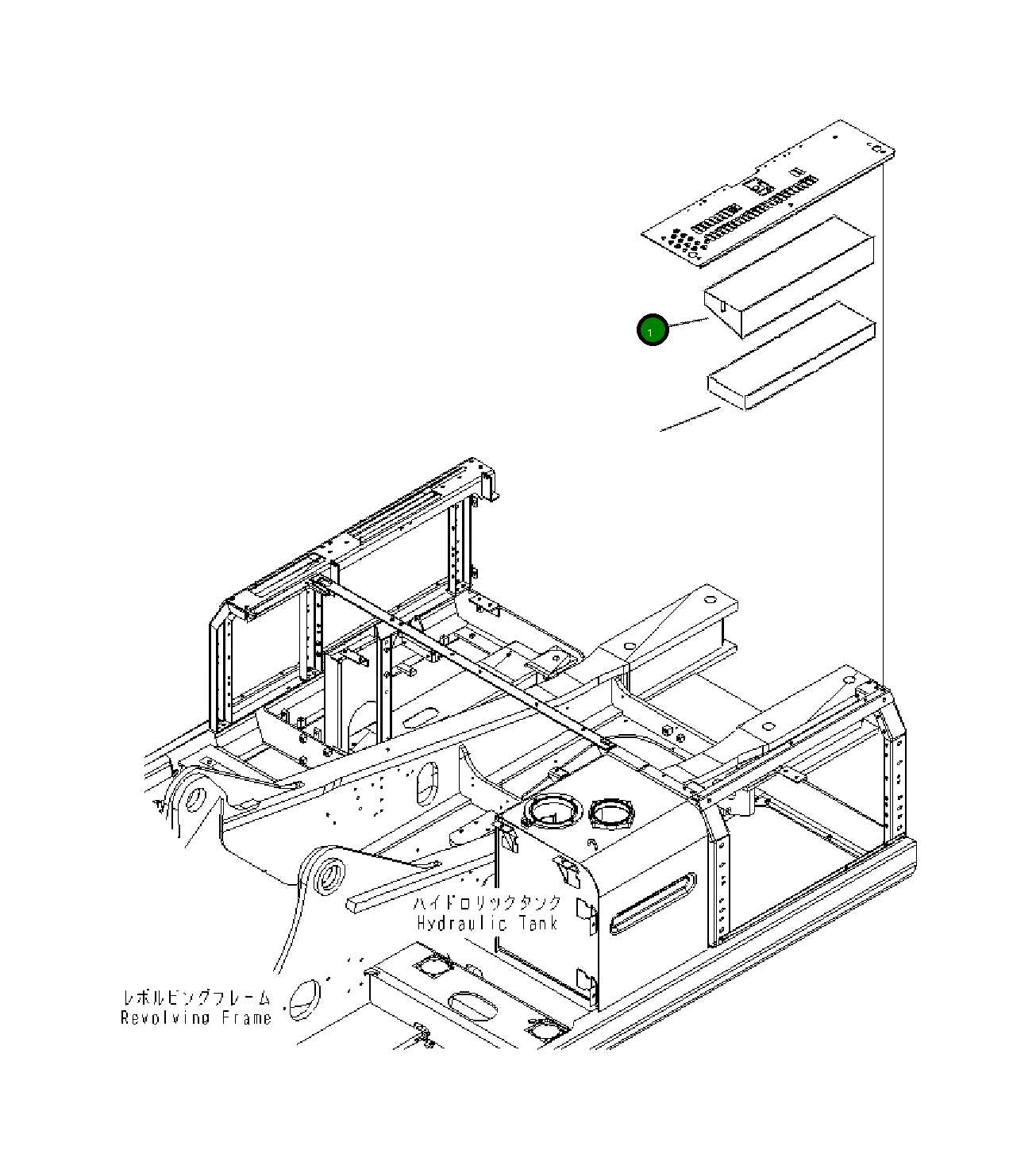 Крышка 208-99-K9790 Komatsu