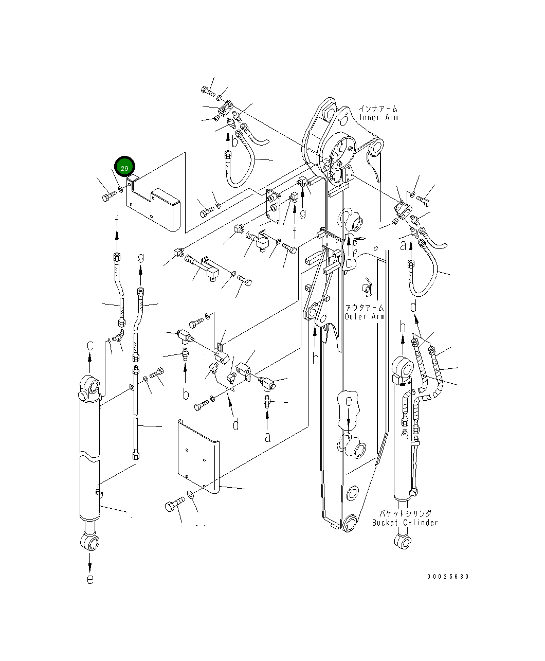 Крышка 21X-957-3390 Komatsu