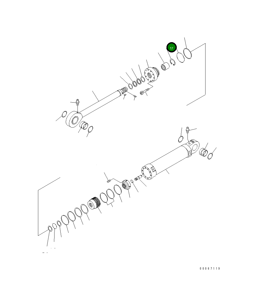 Кольцо уплотнительное (O-Ring) DM51736898 Komatsu