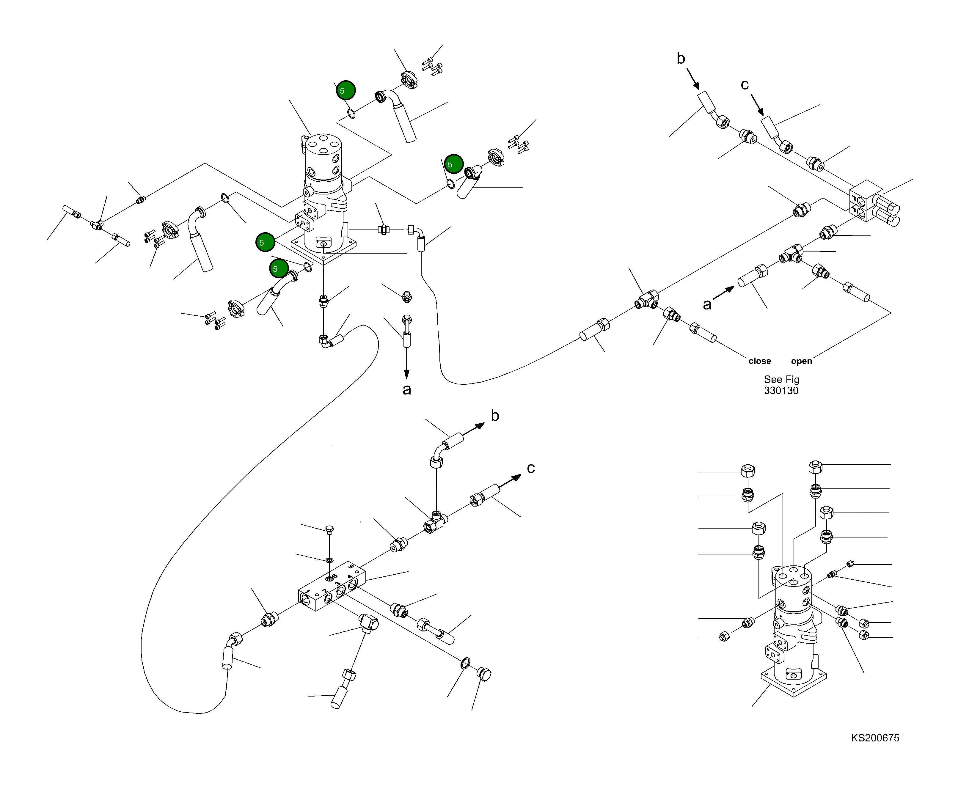 Кольцо уплотнительное (O-Ring) 207-62-KF990 Komatsu