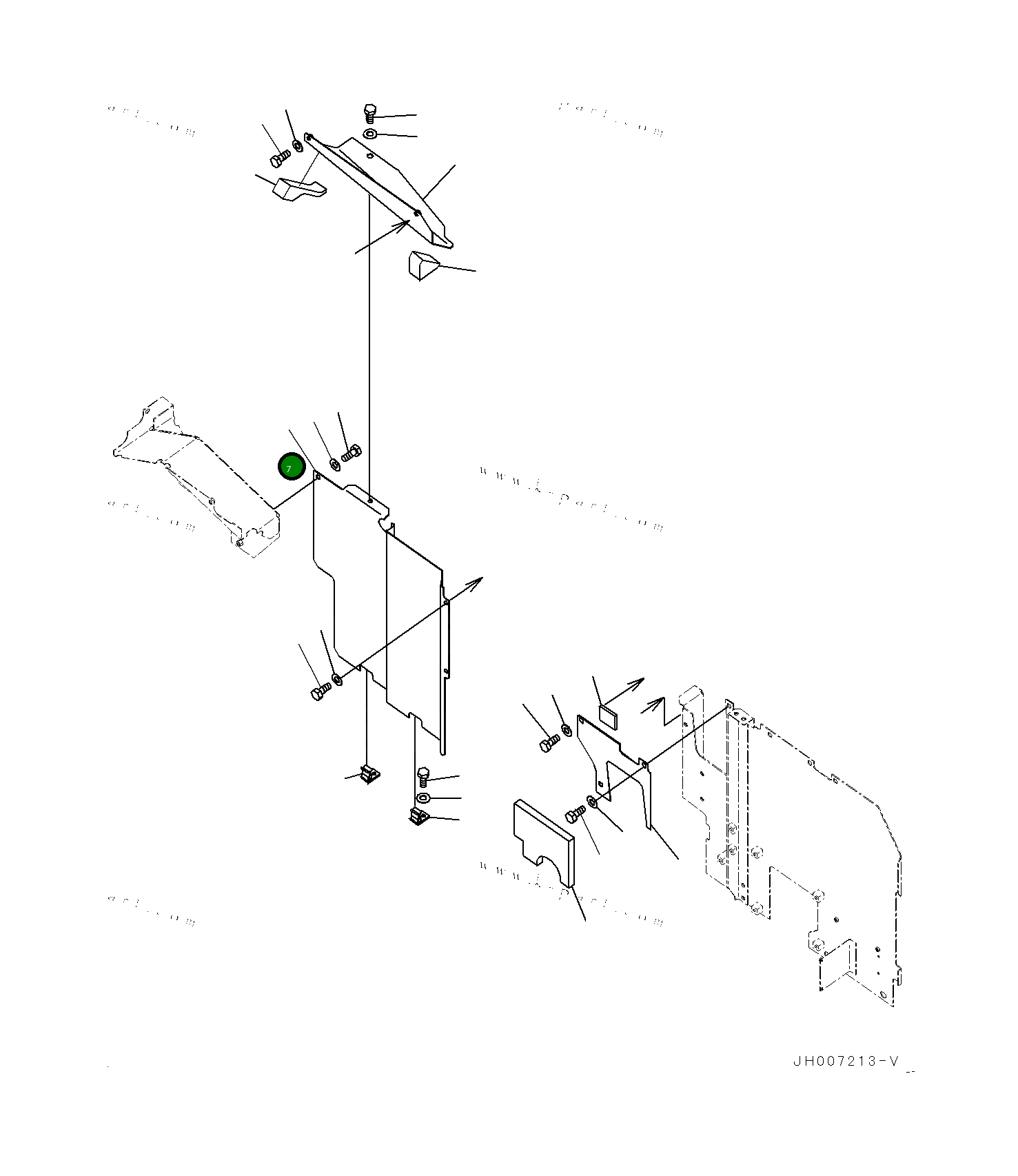 Крышка 20Y5477970  Komatsu