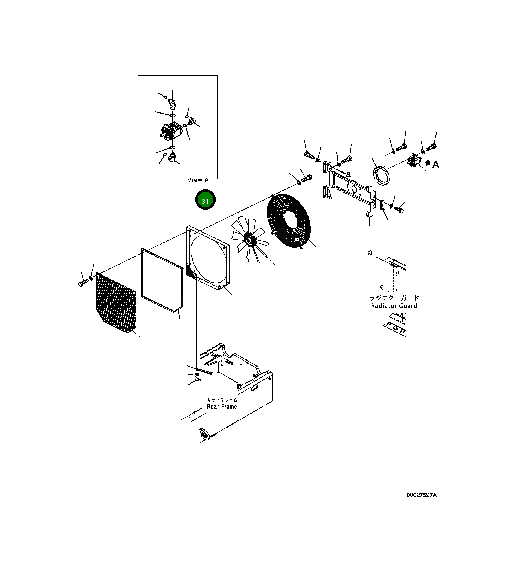 Кольцо уплотнительное (O-Ring) 417-03-B3290 Komatsu