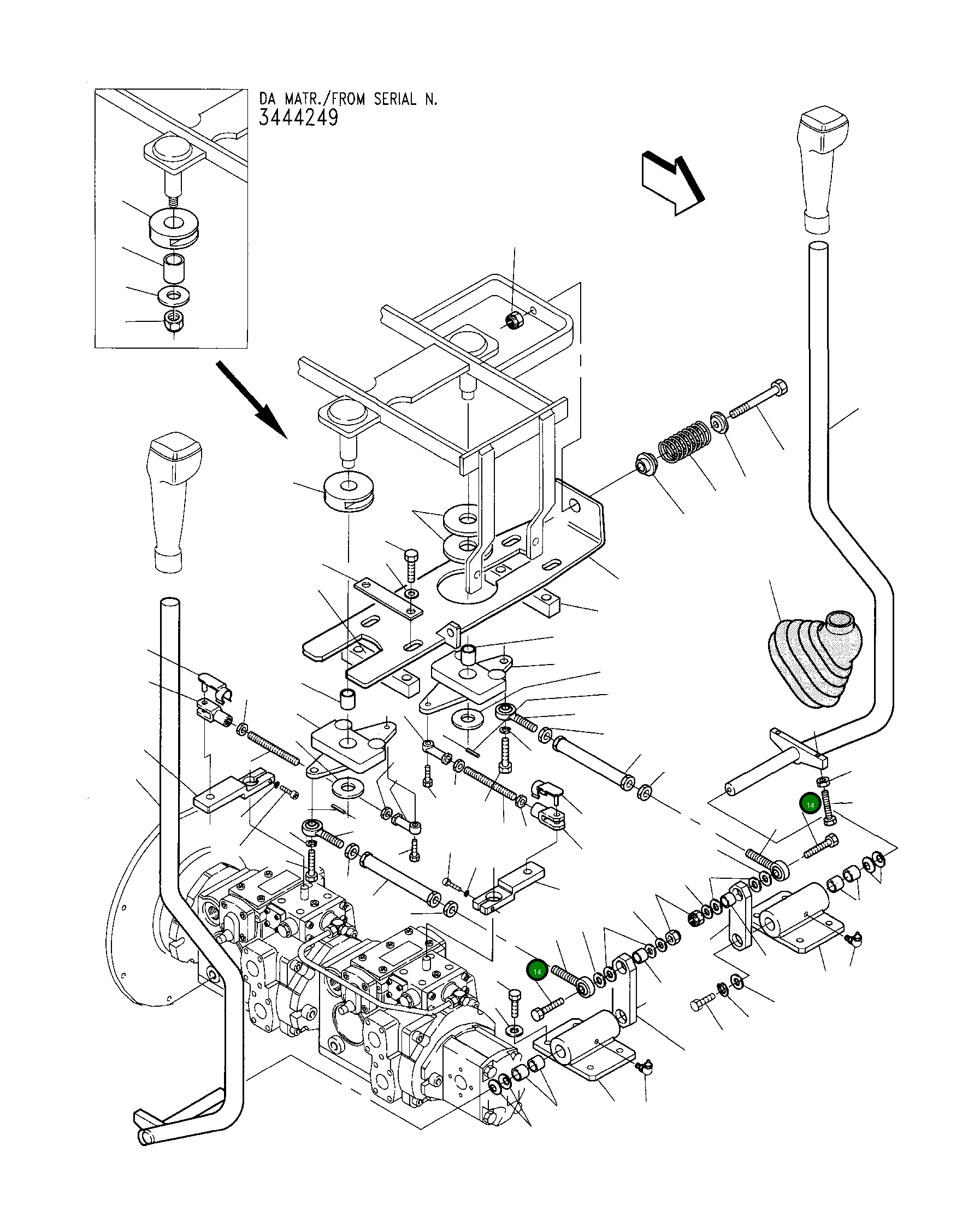 Болт 801014134 Komatsu