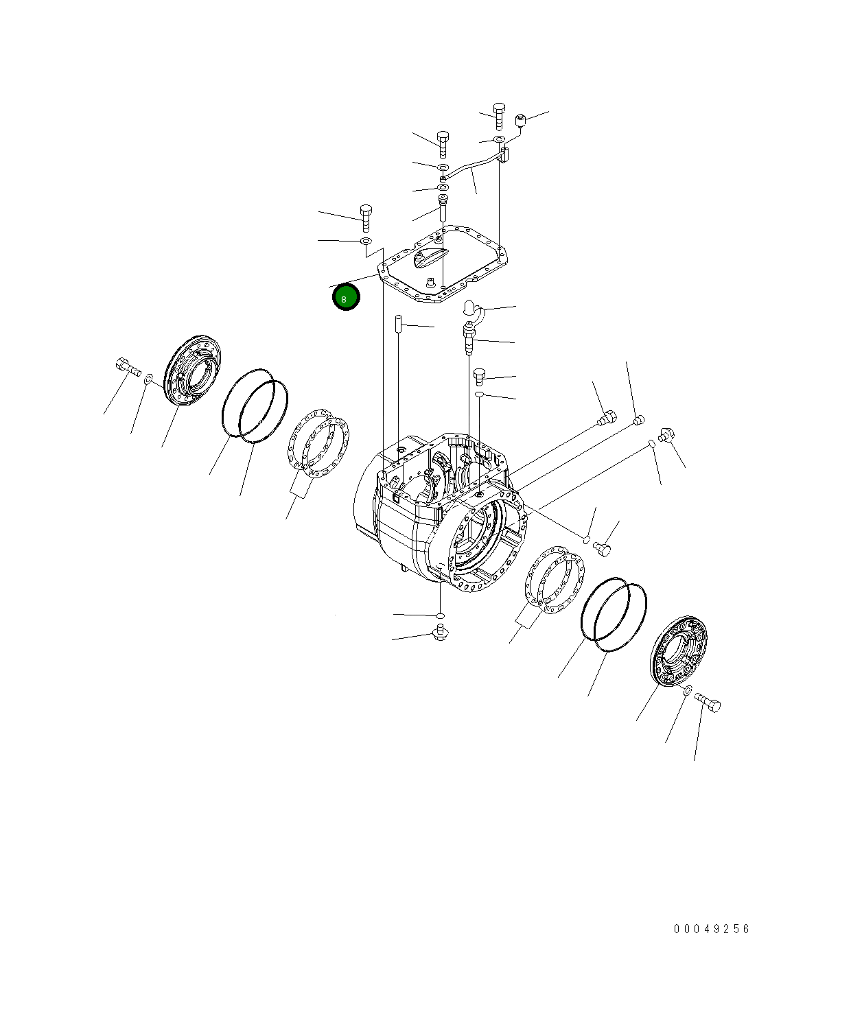 Крышка 421-22-33352 Komatsu