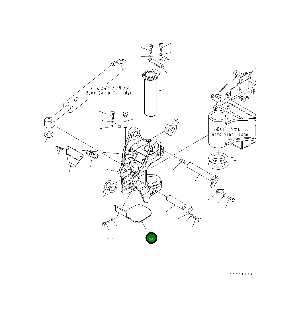 Крышка 22L-62-23332 Komatsu