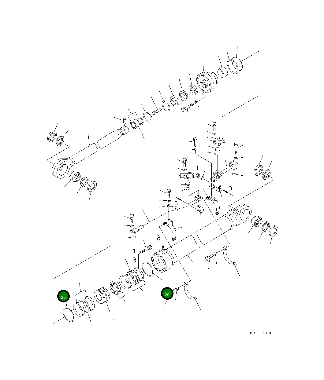 Кольцо 707-44-25910  Komatsu