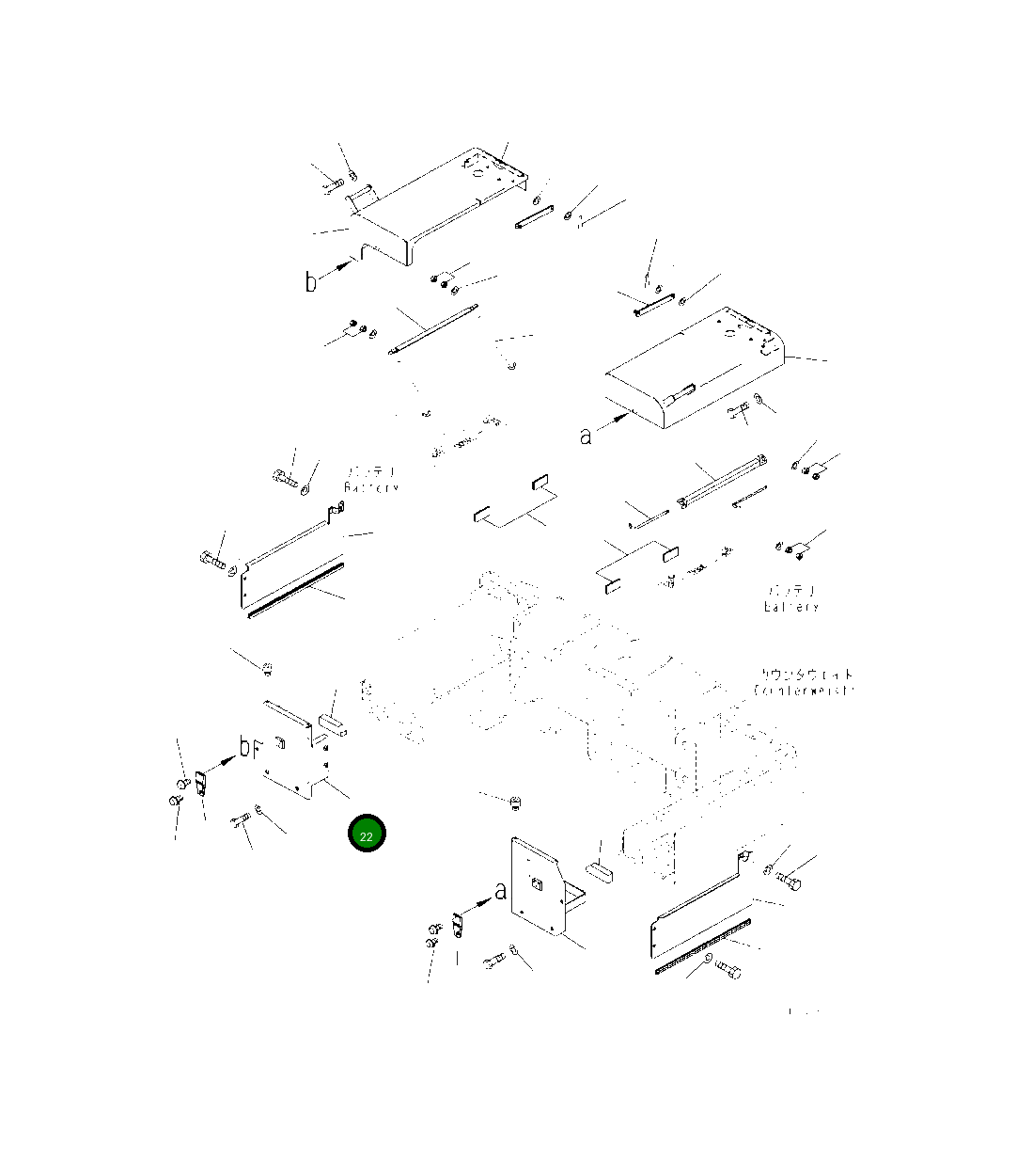 Крышка 418-06-61121  Komatsu