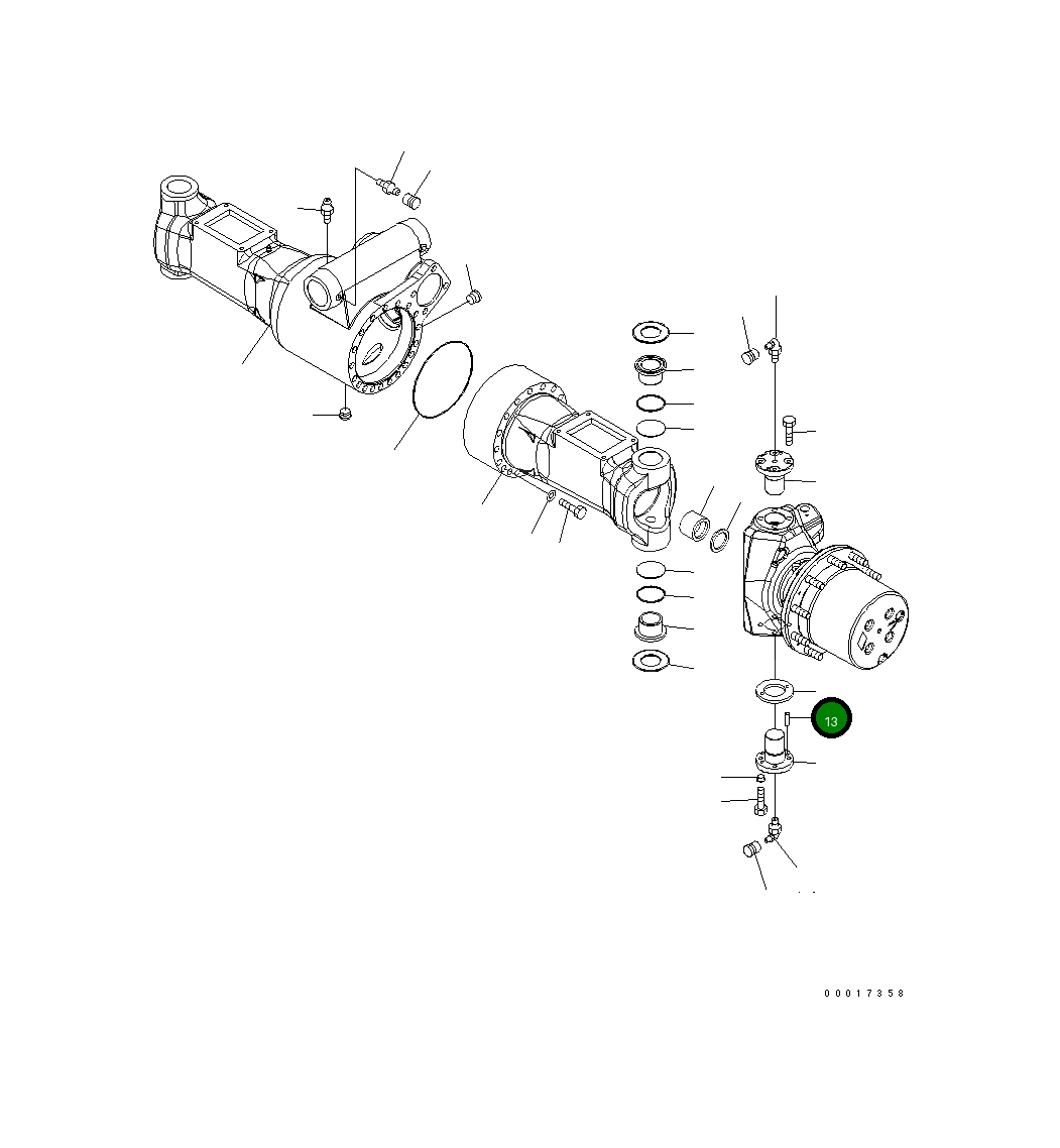 Кольцо 20K-23-31730 Komatsu