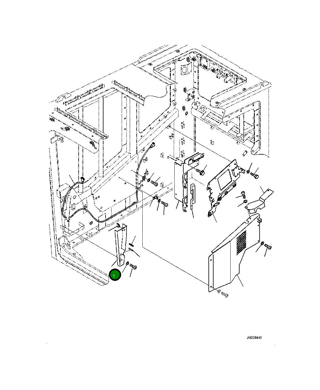 Крышка 4A2-53-14151  Komatsu