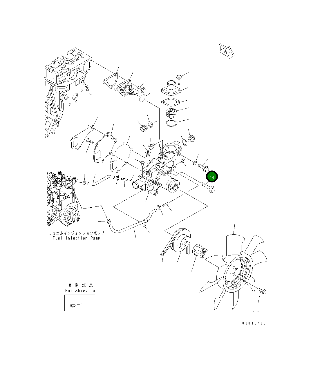 Болт 456-777 Komatsu