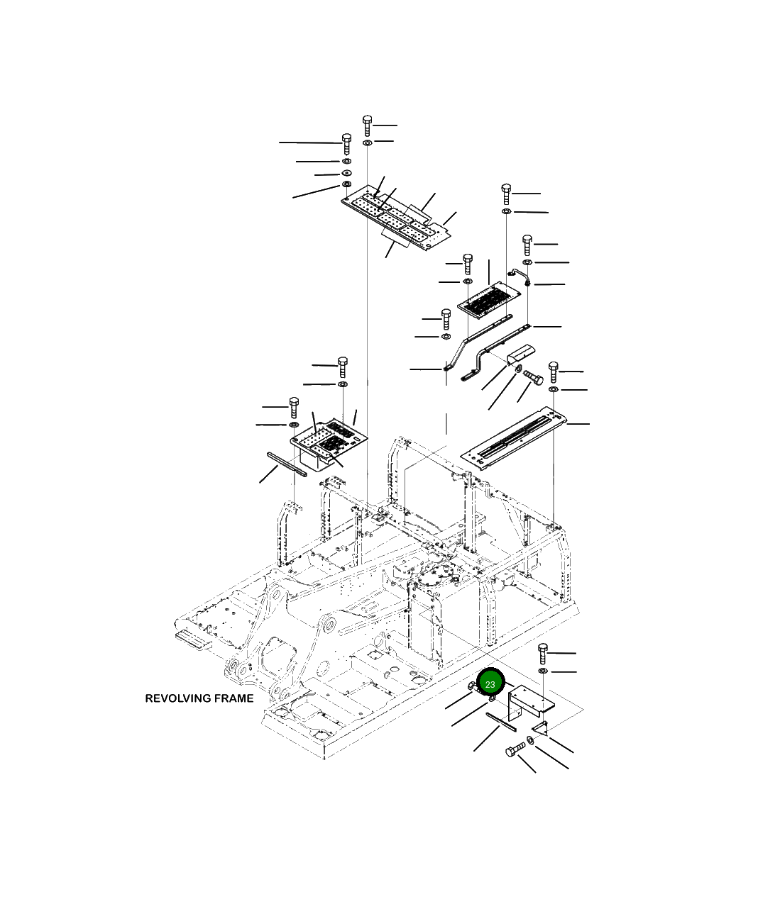 Крышка 207-54-41641 Komatsu