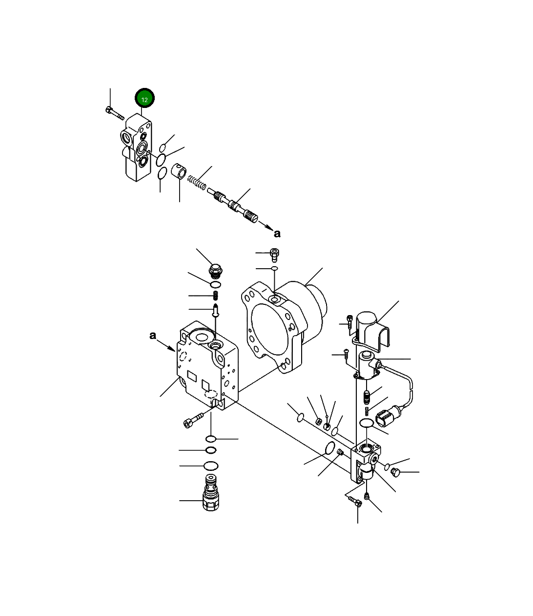 Крышка 708-7S-18320  Komatsu