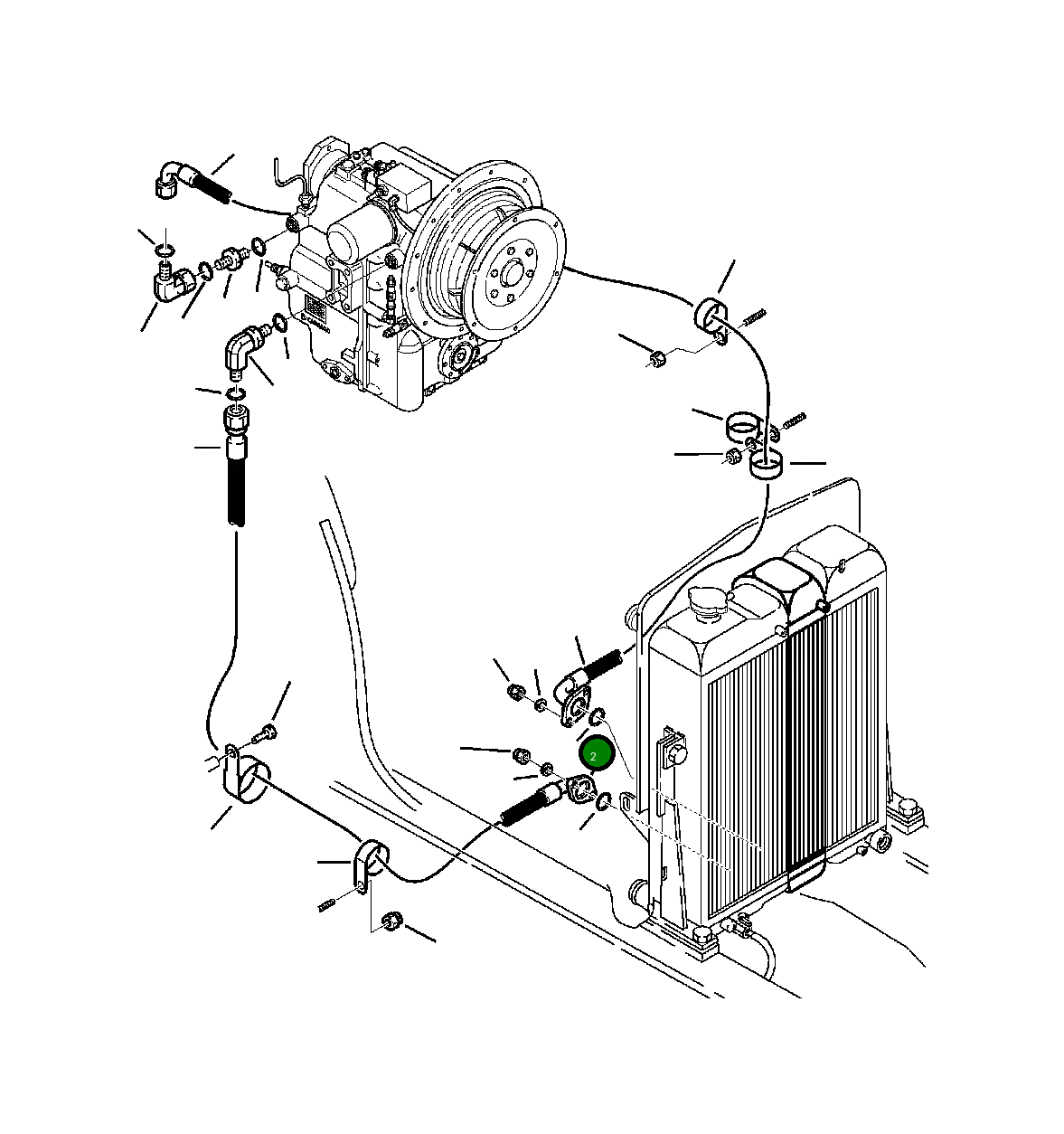 Кольцо уплотнительное (O-Ring) 855021213  Komatsu