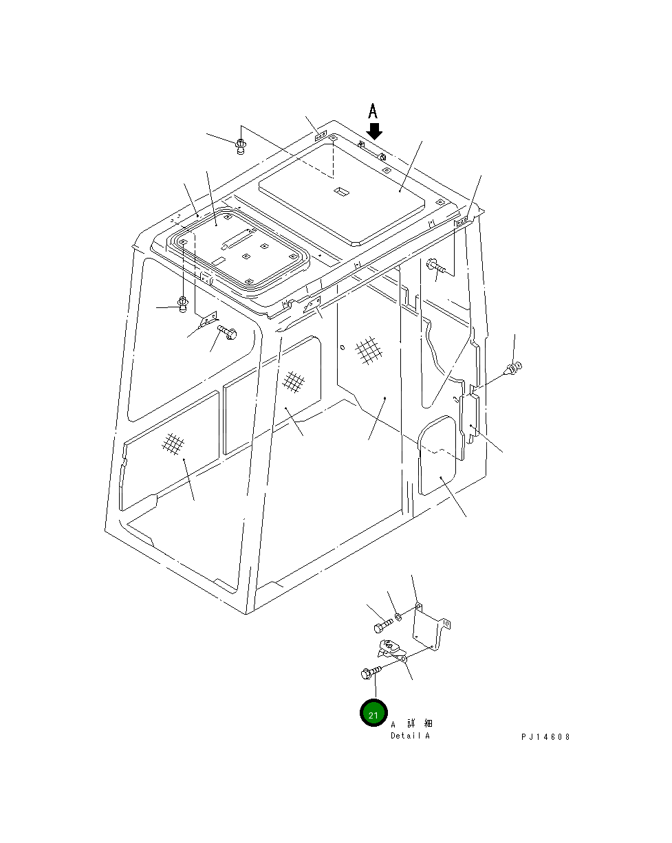 Болт 01435-00820 Komatsu