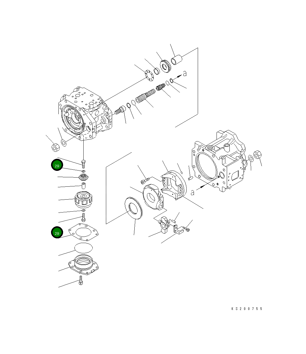 Болт 01010-E1235 Komatsu