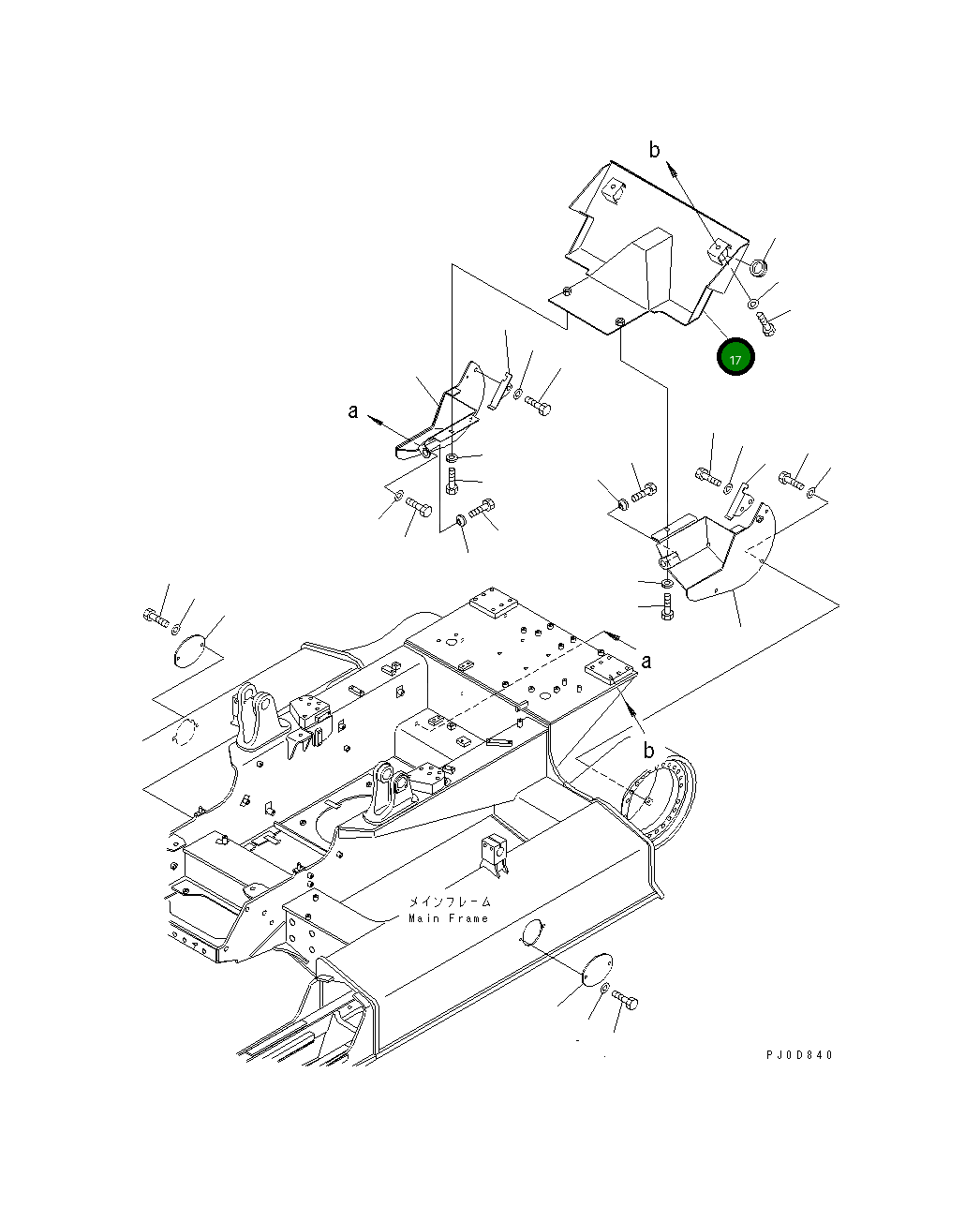 Крышка 11Y-30-13311 Komatsu