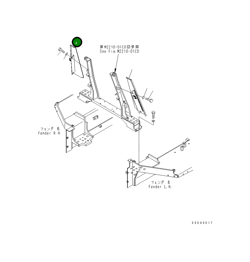 Крышка 154-54-77690 Komatsu