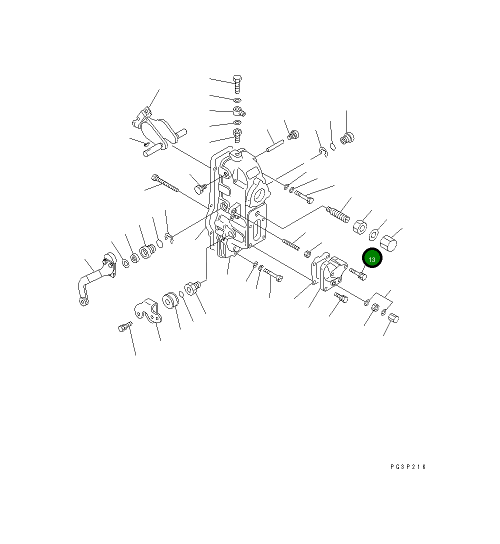 Болт DK029020-6250 Komatsu
