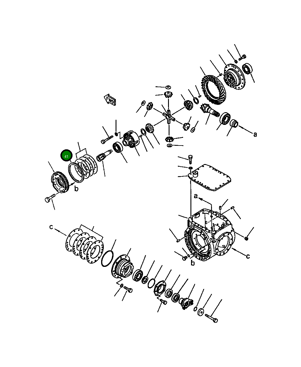 Кольцо 419-33-11430 Komatsu