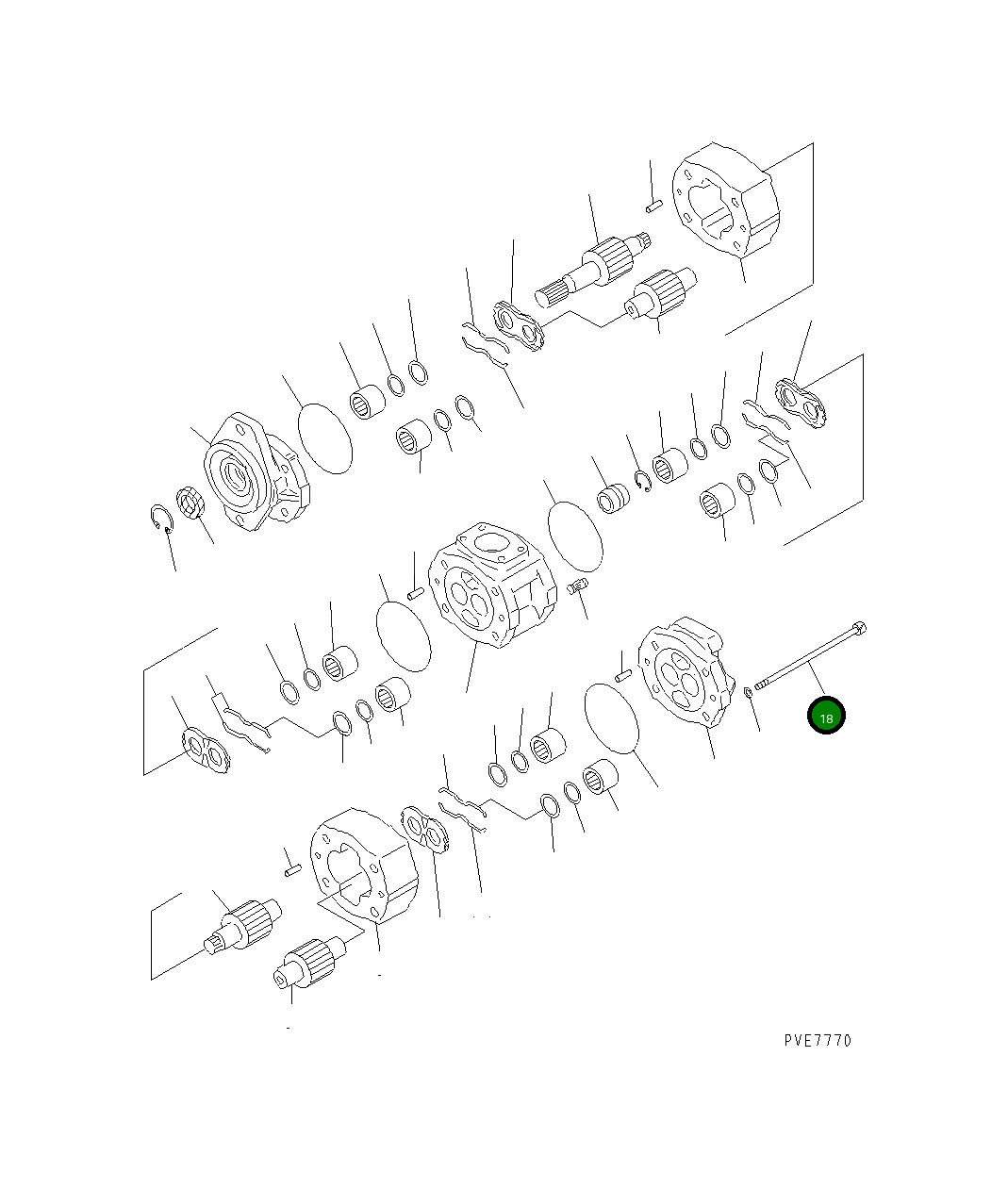 Болт 704-37-03720 Komatsu
