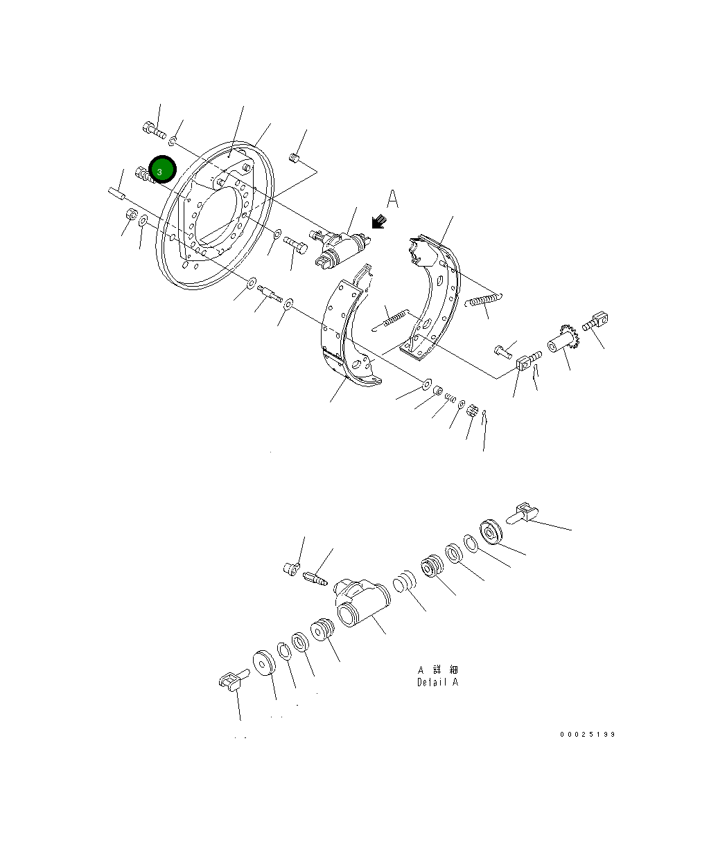 Болт 23D-32-31160 Komatsu