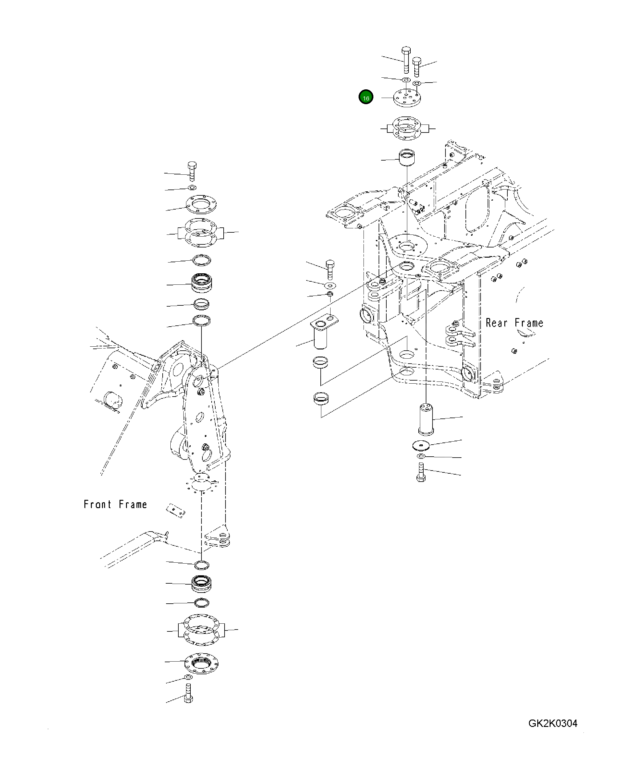 Крышка 419-46-33220 Komatsu