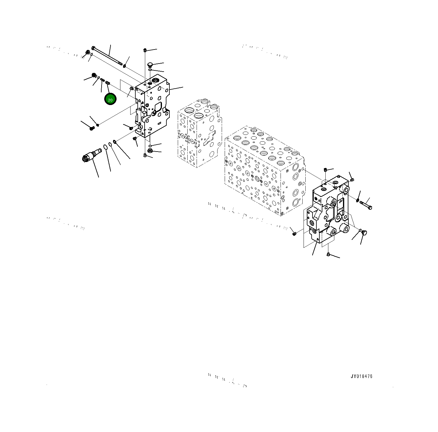 Болт 7234615220 Komatsu