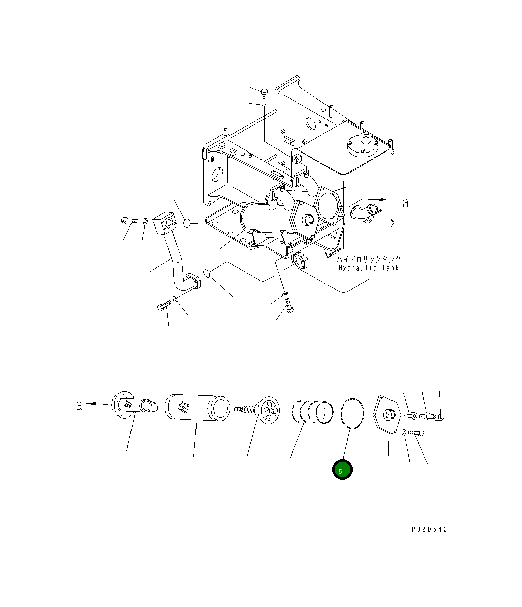 Кольцо уплотнительное (O-Ring) 07000-F5180 Komatsu