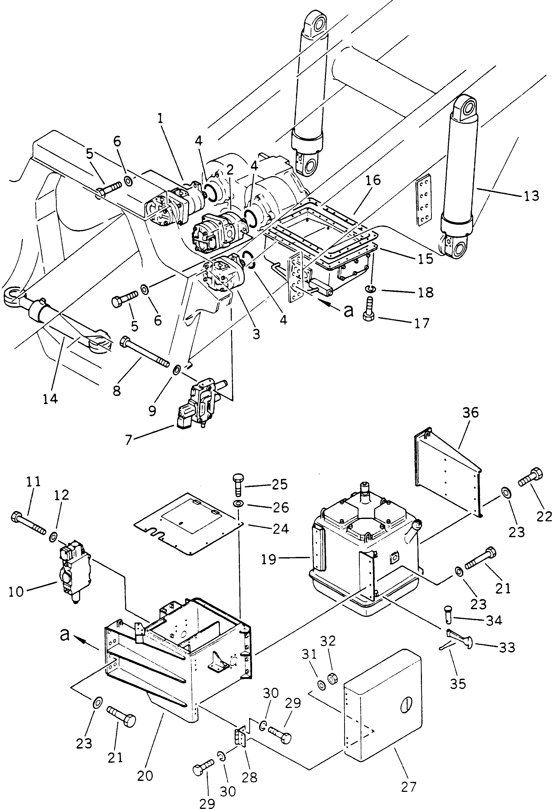 Крышка 566-60-43140  Komatsu