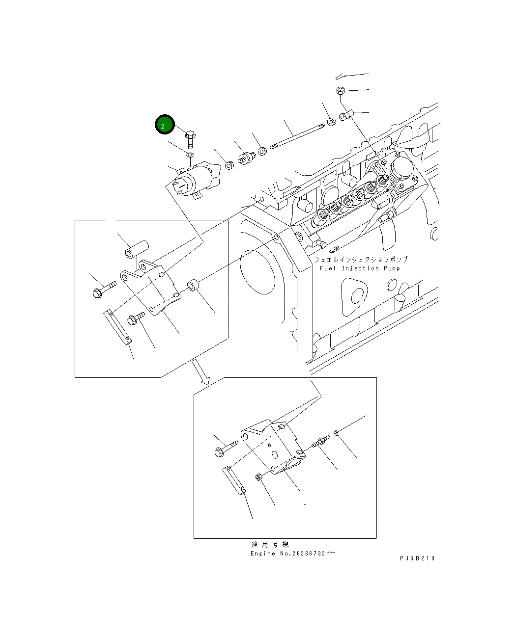 Болт 01435-20620 Komatsu