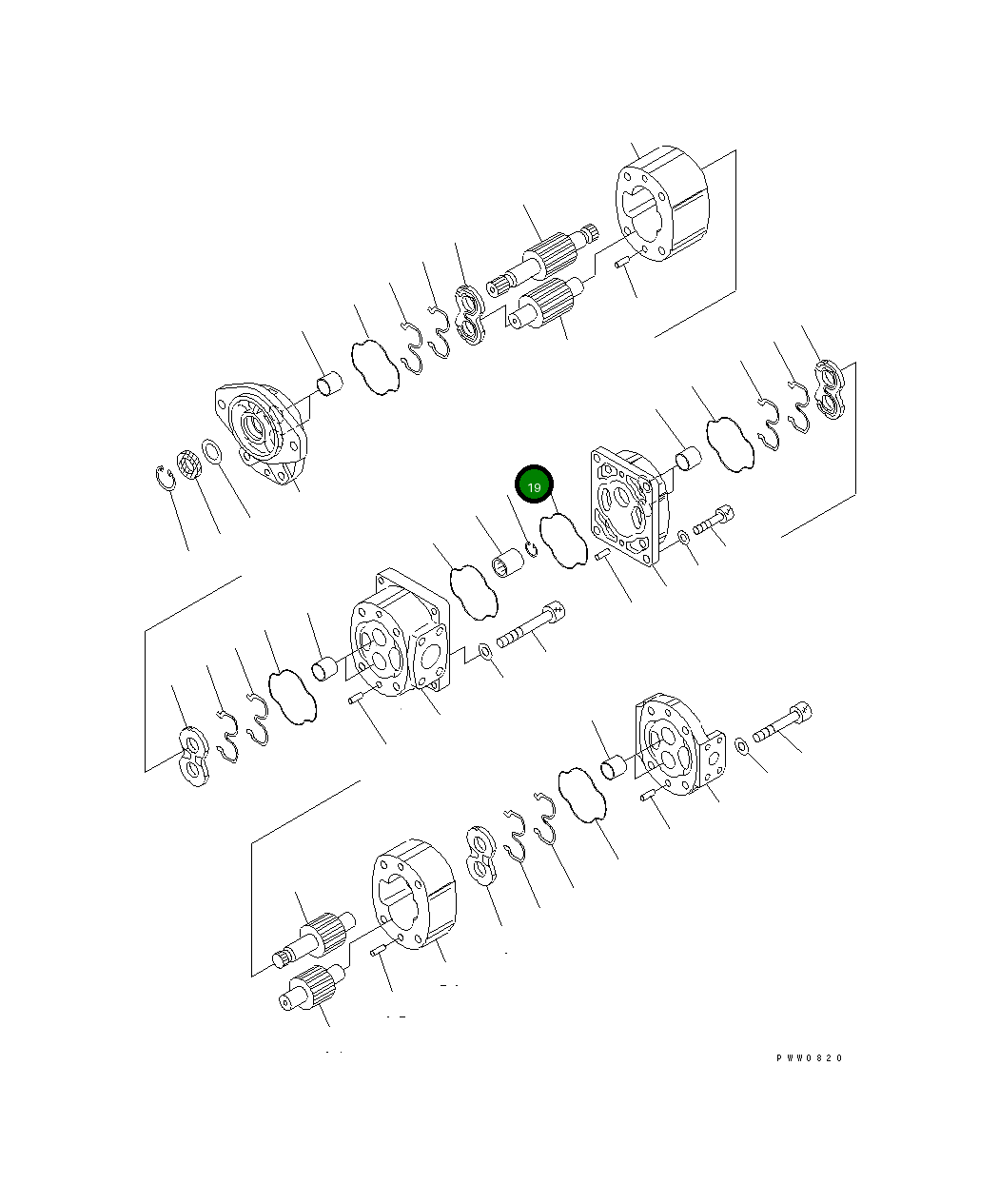 Кольцо уплотнительное (O-Ring) 705-17-02420  Komatsu