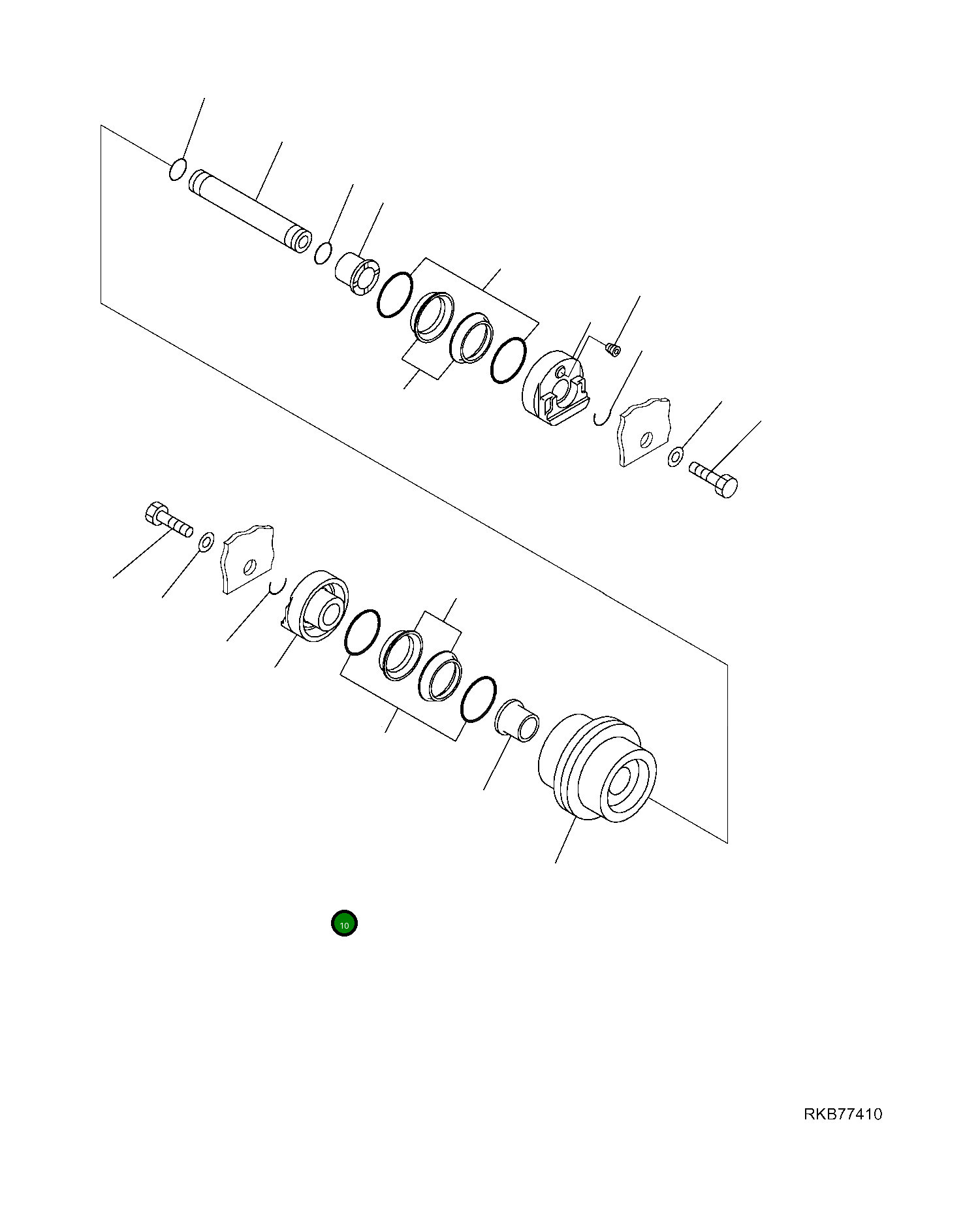 Кольцо 820510718  Komatsu