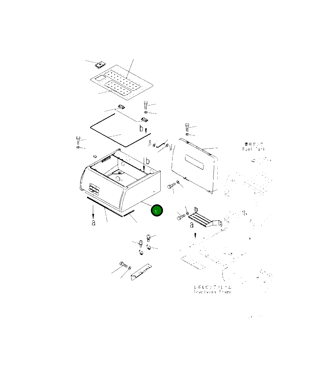 Крышка 2A5-54-15511 Komatsu