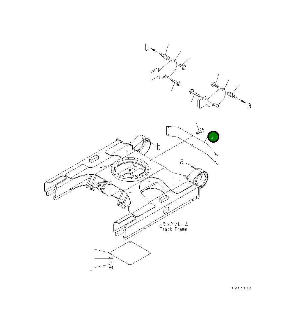 Крышка 22J-30-15412  Komatsu