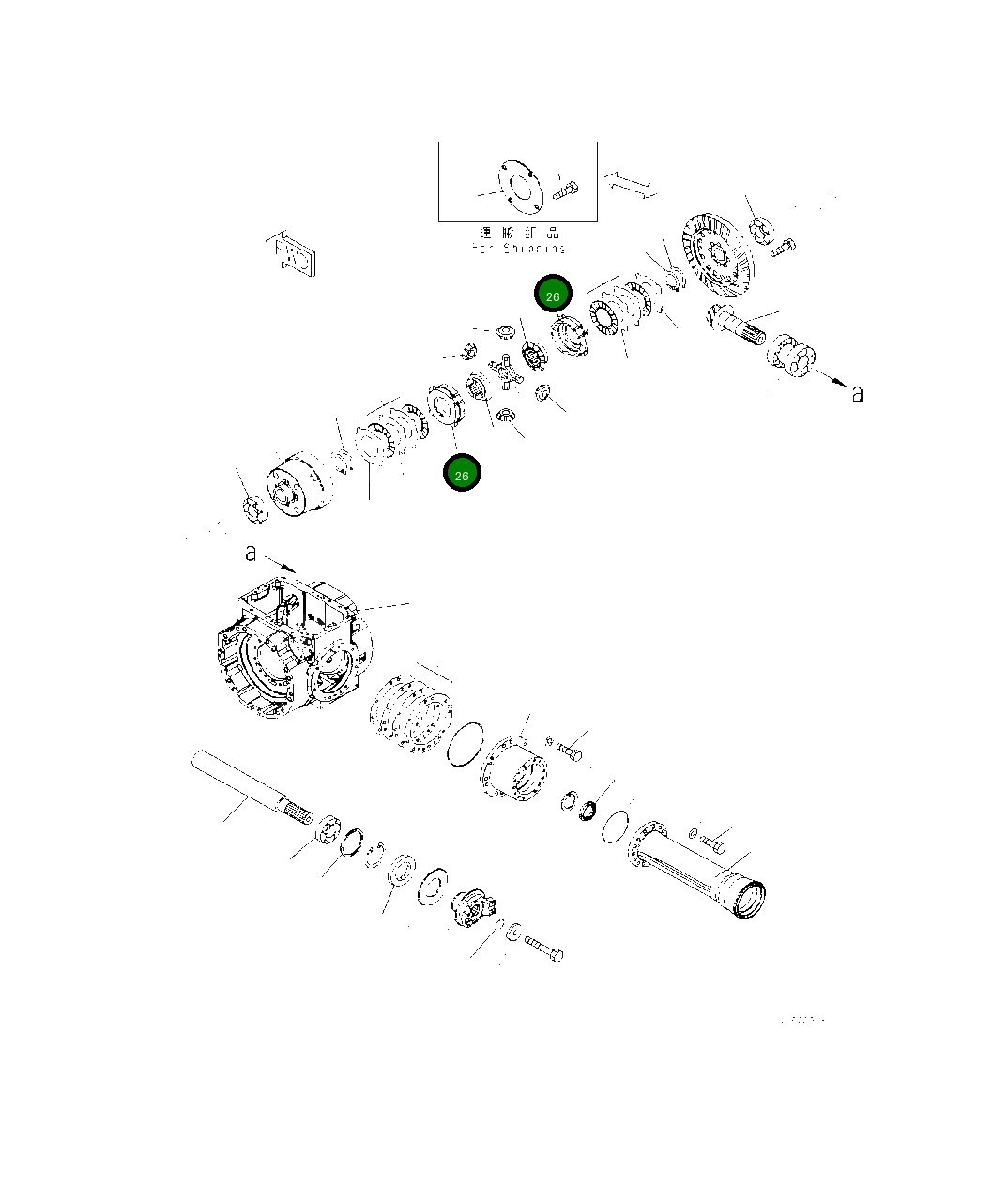 Кольцо 418-22-47230 Komatsu