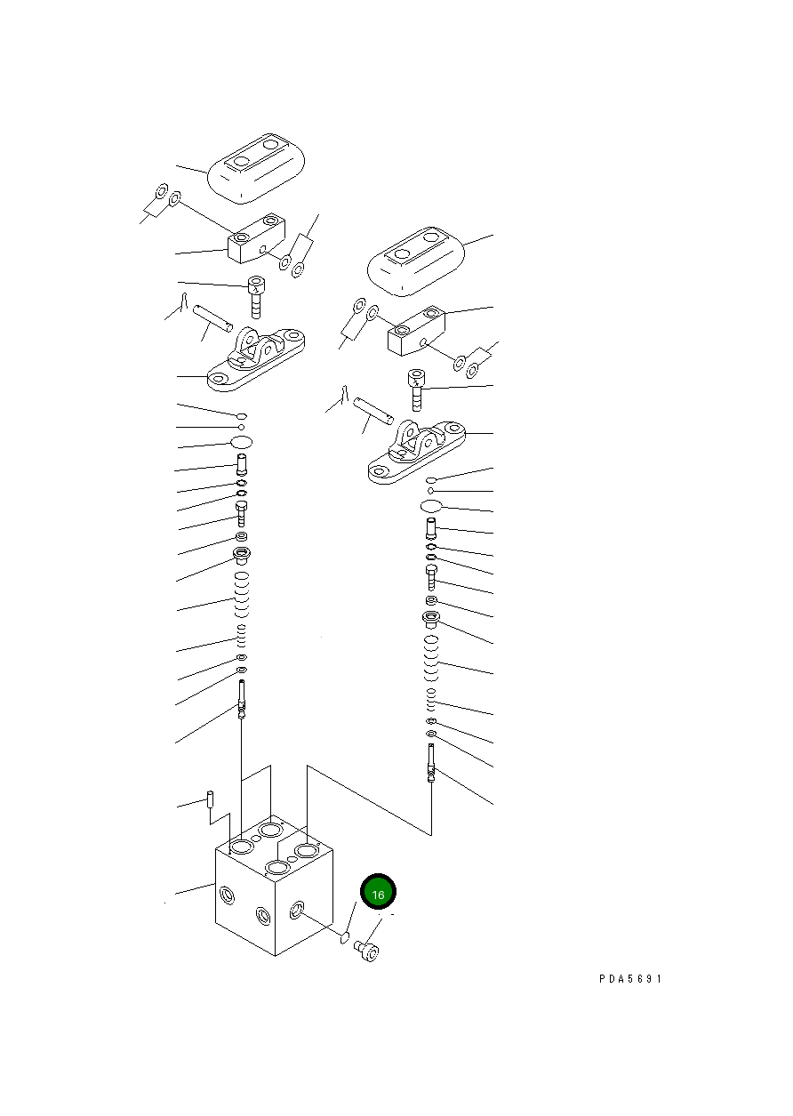 Кольцо уплотнительное (O-Ring) NY86711-02011 Komatsu