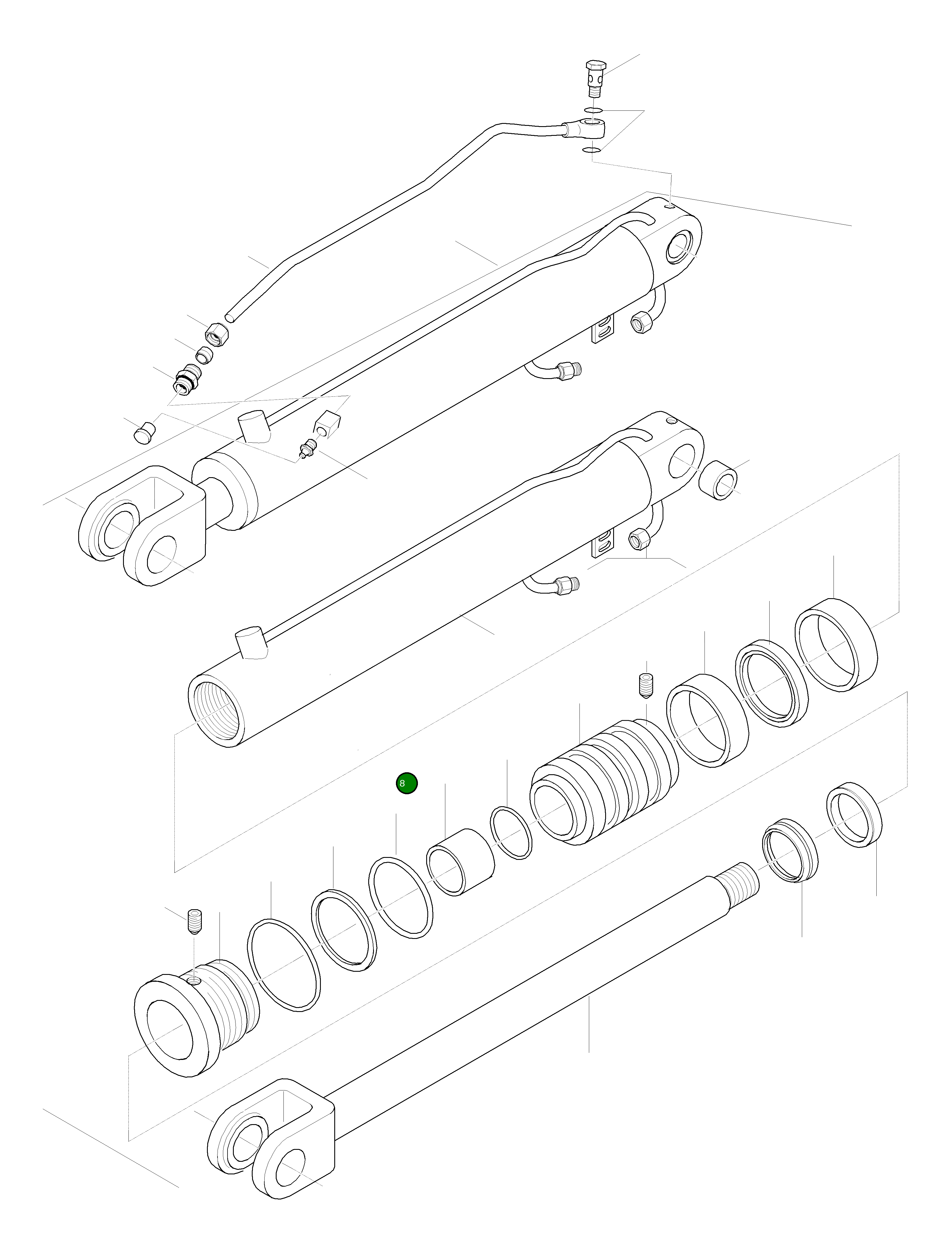 Кольцо уплотнительное (O-Ring) 42W-63-H0P03 Komatsu
