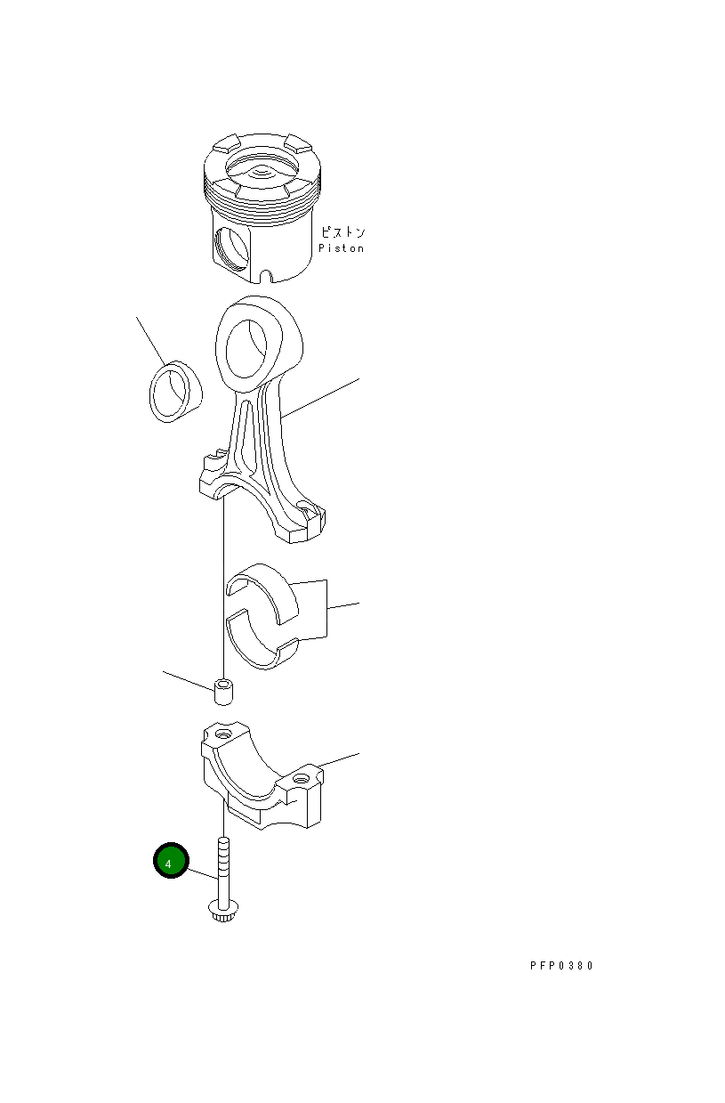 Болт CU3027108 Komatsu