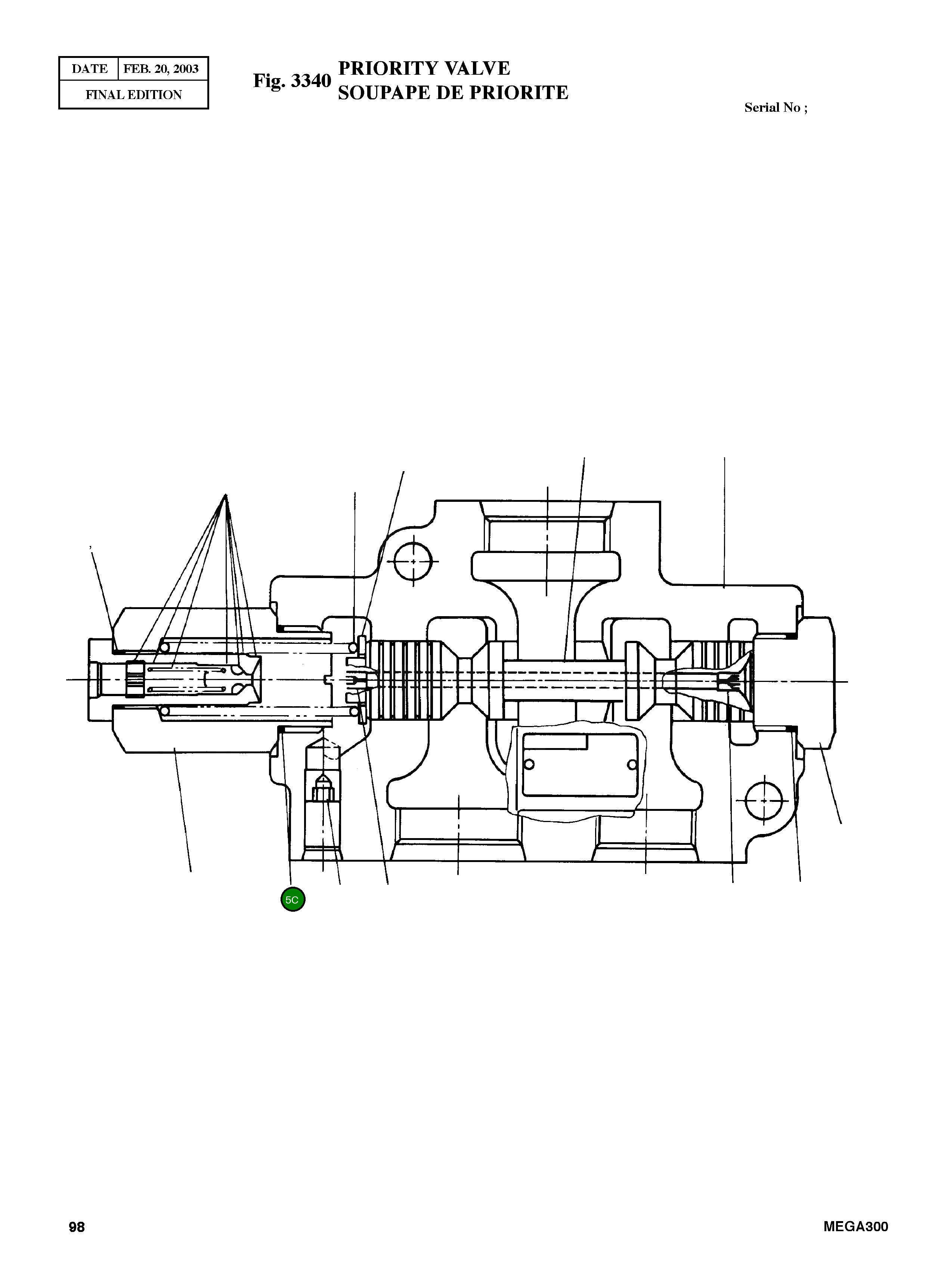 Кольцо уплотнительное (O-Ring) 25003-916  Komatsu