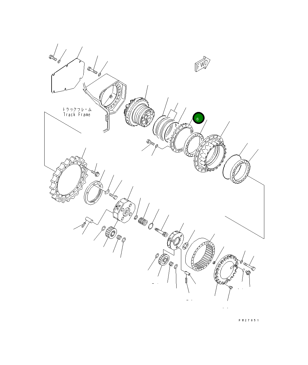 Крышка 207-27-51292 Komatsu