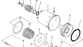Цилиндр 411-44-12270 Komatsu
