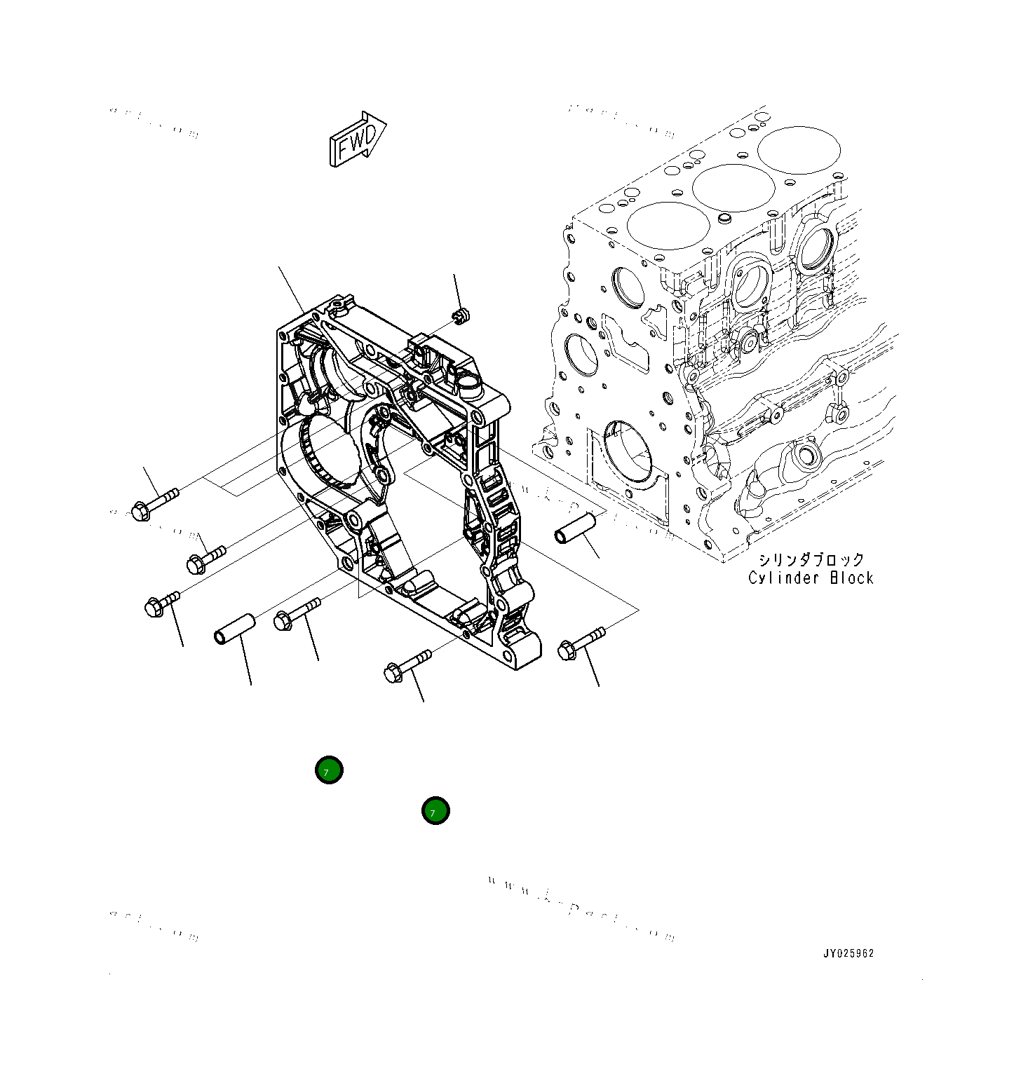 Болт 6754213140  Komatsu