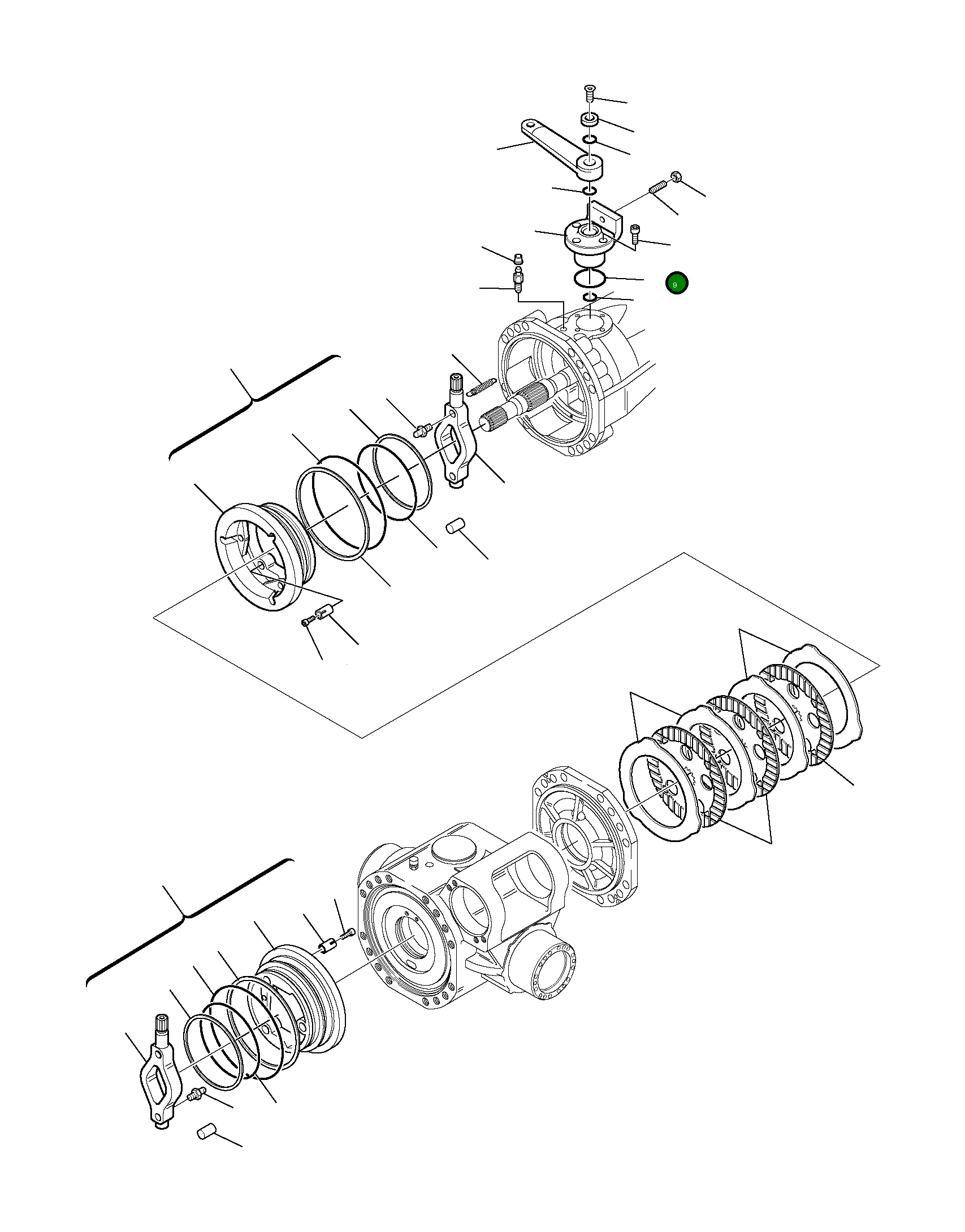 Кольцо уплотнительное (O-Ring) HU1051494  Komatsu