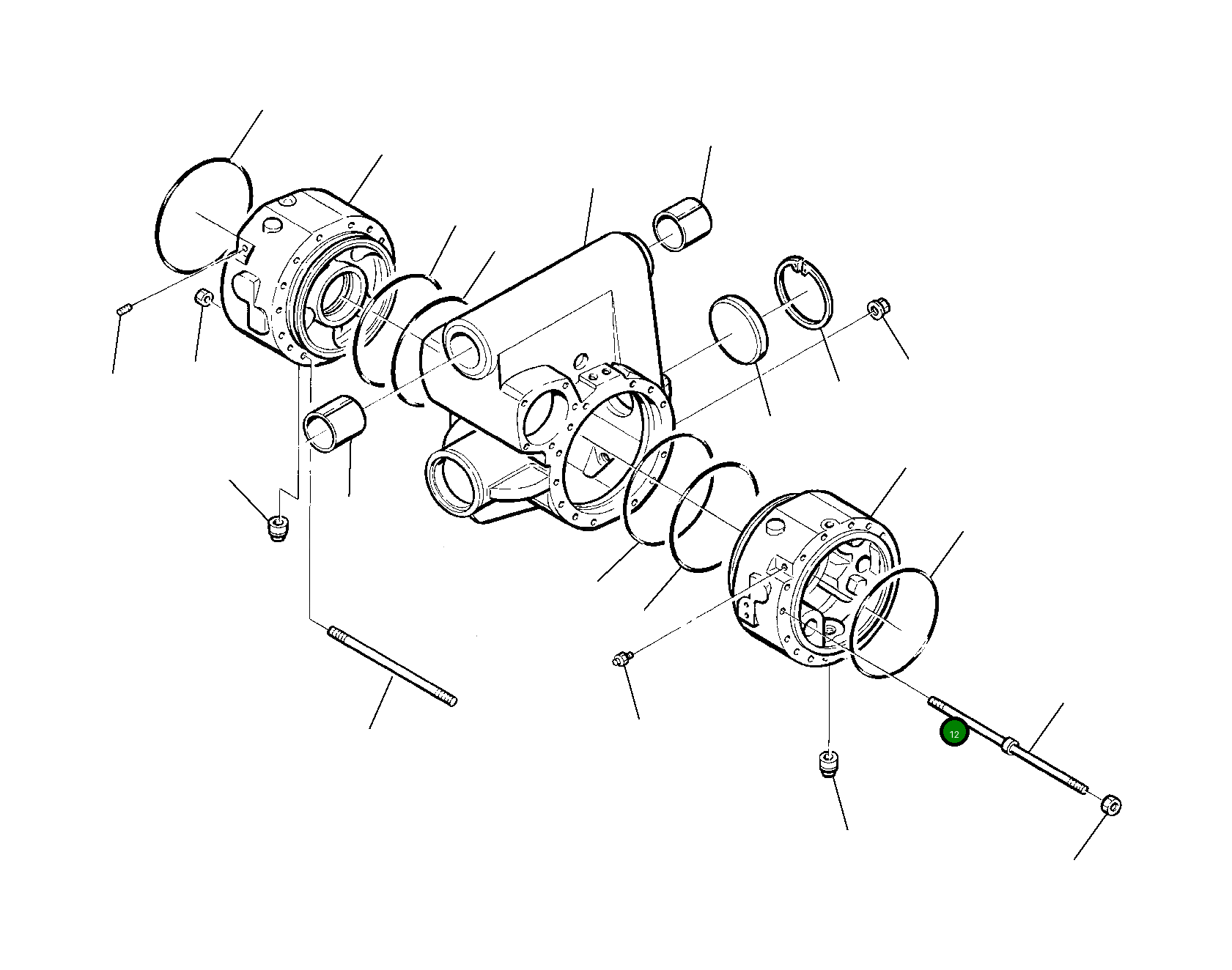 Крышка 22E-23-11160 Komatsu