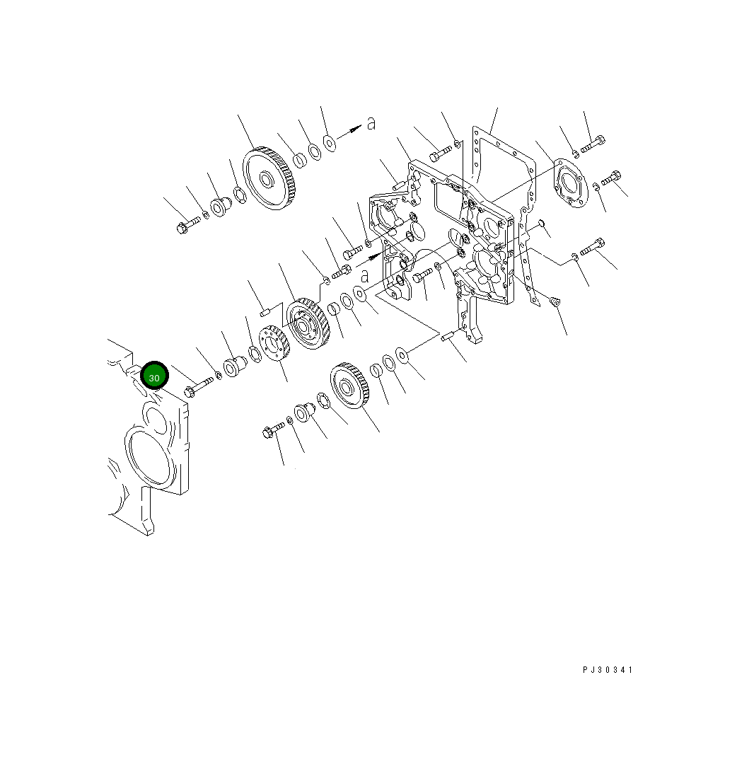 Болт 6162-23-2431 Komatsu