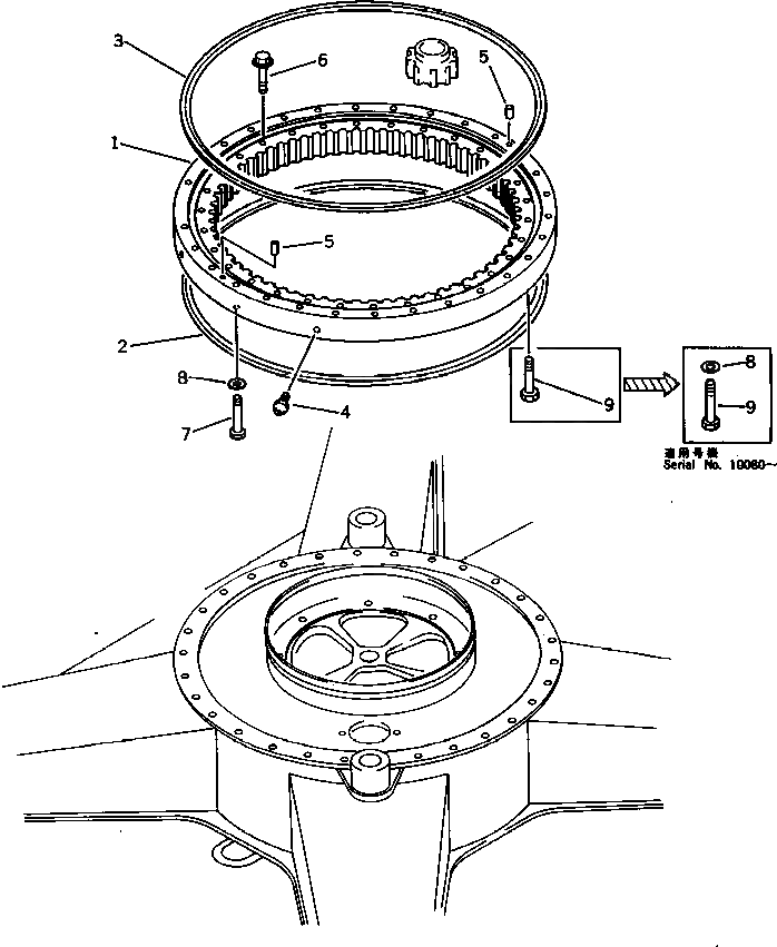 Болт 202-966-1920 Komatsu