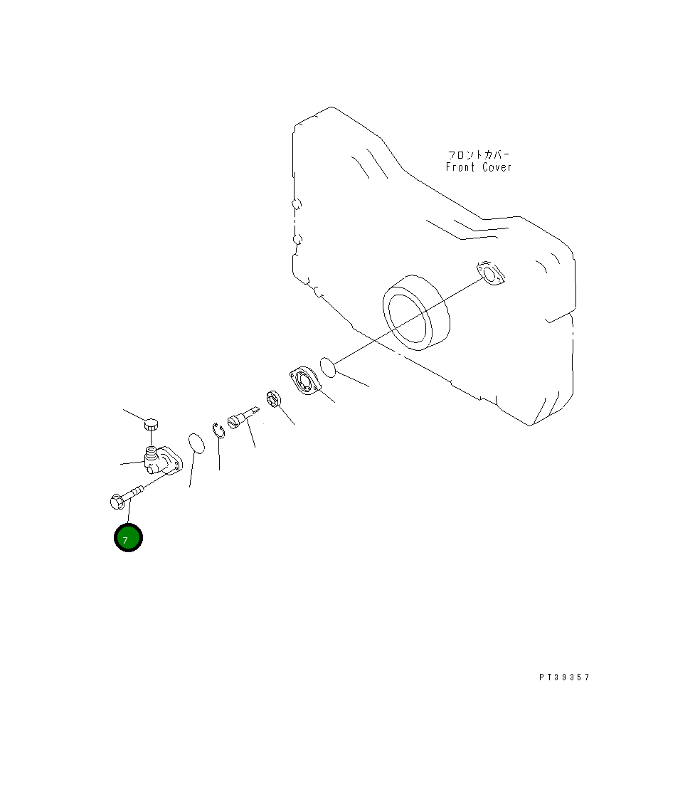 Болт 01435-20630 Komatsu