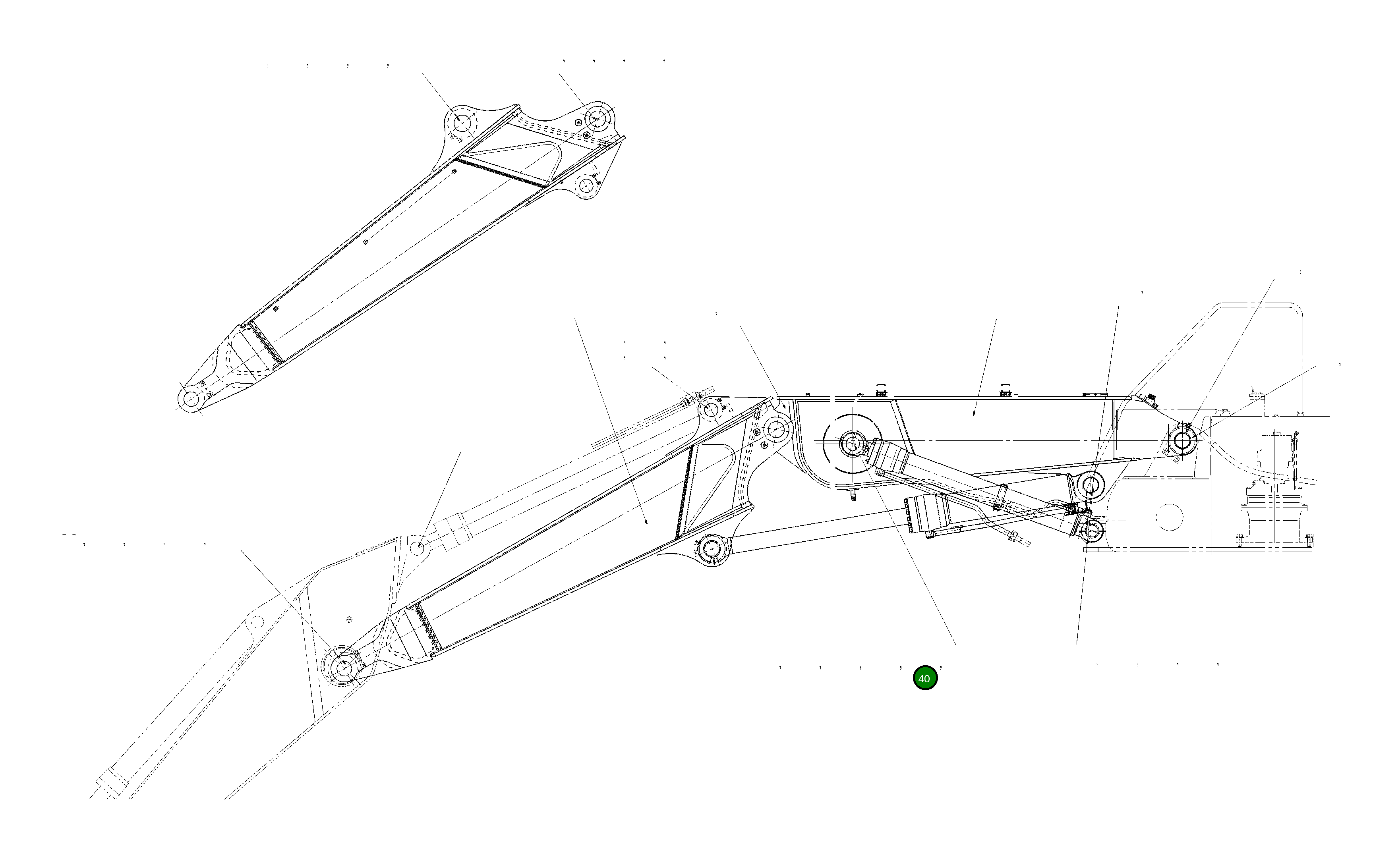 Болт 2077013340  Komatsu